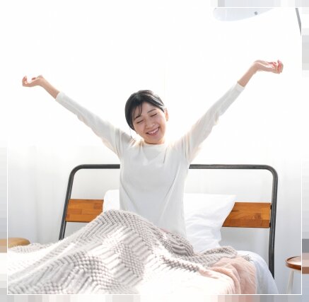 健康になった女性